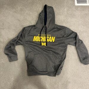 Michigan Wolverines Gray Hoodie